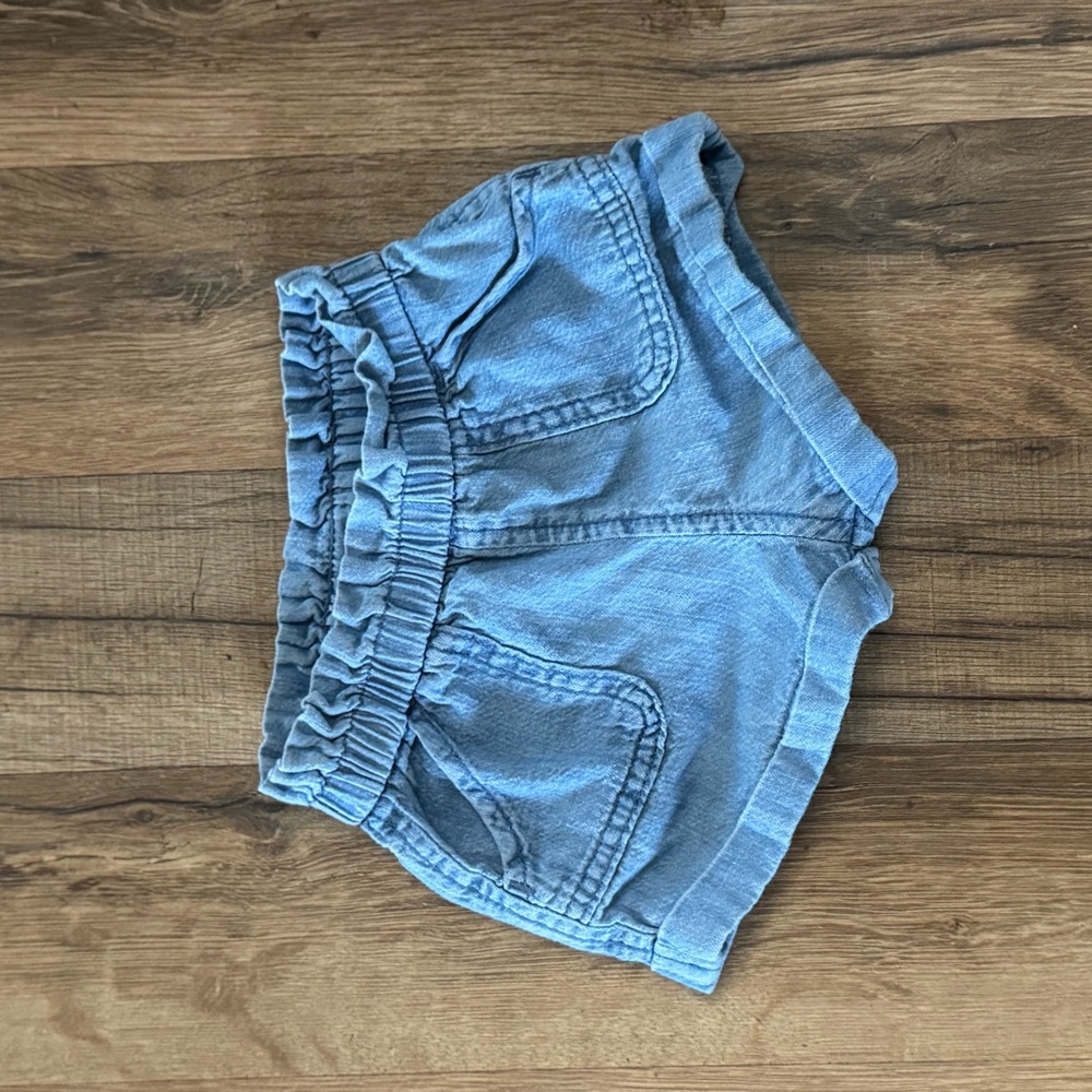 Blue Kids Denim Shorts - Picture 1 of 1